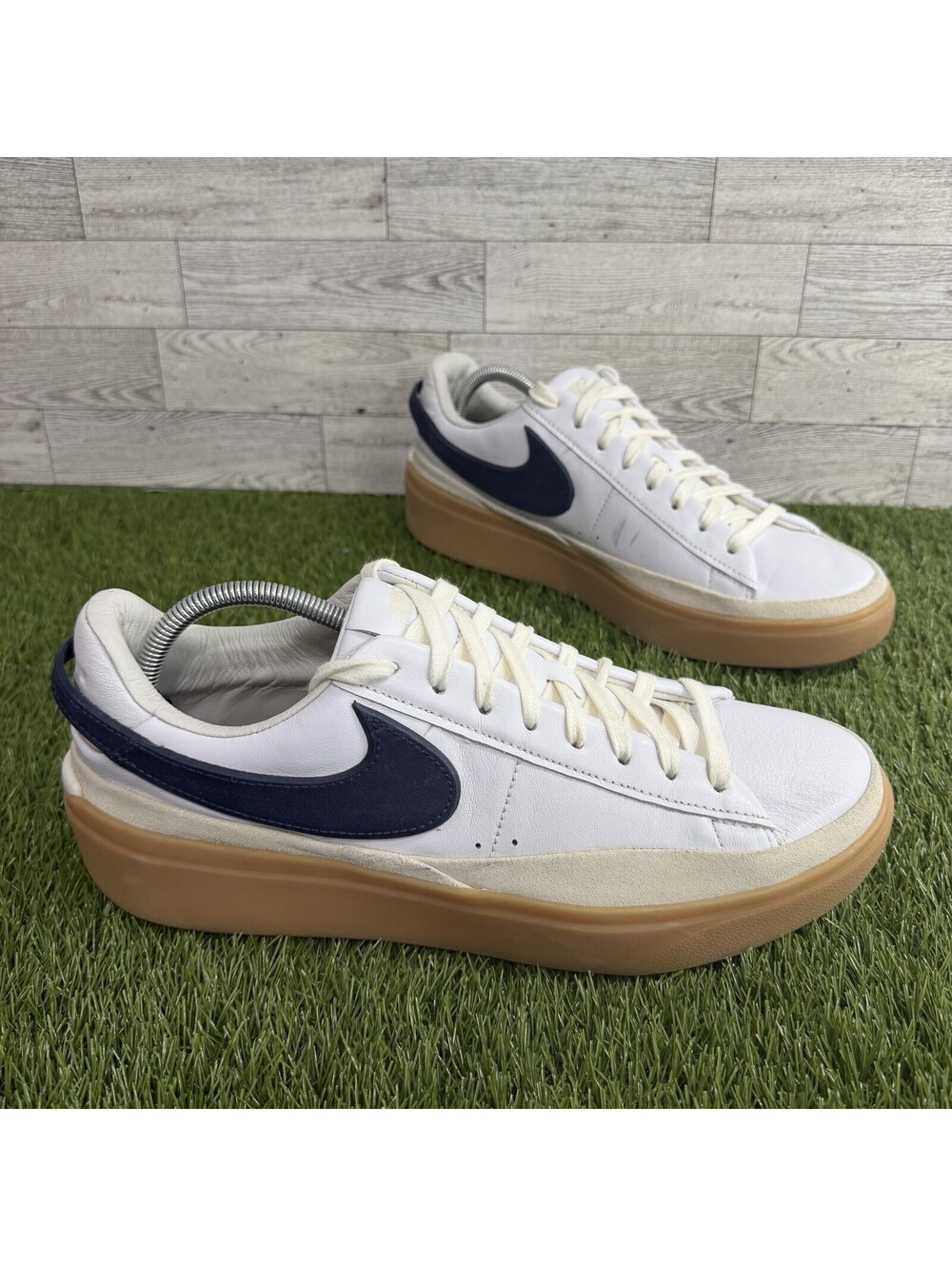 Nike Blazer Phantom Low White Summit White Gum Yellow Midnight Navy Men’s 11.5